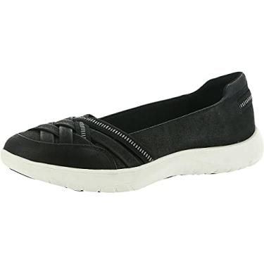 Imagem de Clarks T nis feminino Adella Poppy, Preto, 11 Narrow
