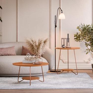 Imagem de Jogo de Mesa de Centro/Apoio Liz - JM3 Moveis (Freijó)