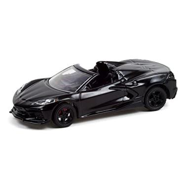 Imagem de Collectibles Greenlight 37240-D Barrett-Jackson,Series 8-2020 Chevy Corvette C8 Convertible (Lot #3003) - Black with Adrenaline Red Interior 1/64 Scale