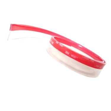 Imagem de Fita Auto Adesiva P/Vedar Frestas 30 mm (1 Metro - Transparente) Contra Água Poeira Inseto