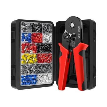 Imagem de Kit De Conectores Terminais Tubulares Isolados Para Fios E Cabos, Term