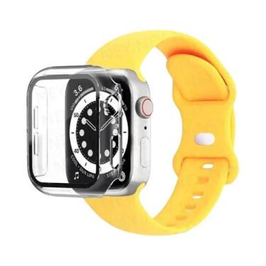 Imagem de Pulseira De Silicone Para Apple Watch 44mm 41mm 45mm 40mm 38mm 42mm Co