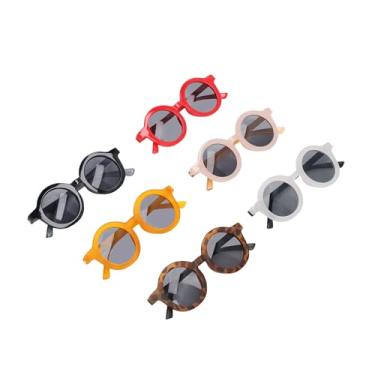 Imagem de TOPINCN Óculos de Sol Infantis, 6 Peças, Proteção Fofa Redonda, Leve, óculos de Sol para Crianças Pequenas, óculos da Moda Com 6 Cores para Meninos e Meninas