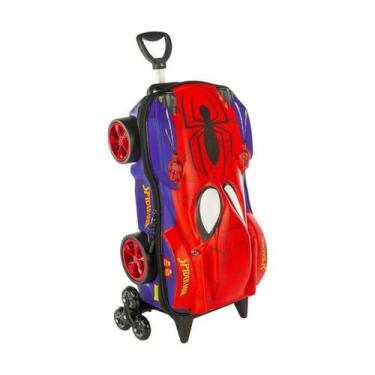 Imagem de Mala De Viagem Infantil Com Rodinha Homem Aranha 3D - Max Toy