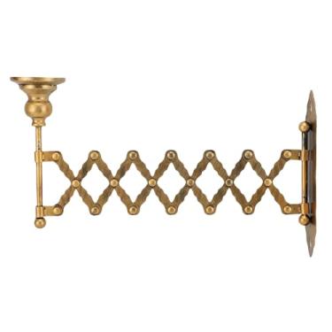 Imagem de Jiawu Suporte de Vela de Ferro Com Comprimento Ajustável, Candelabro de Parede de Metal Vintage, Presente de Inauguração