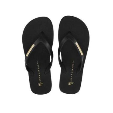 Imagem de Chinelo Feminino Jorge Bischoff Flat Preto - J24713-Feminino