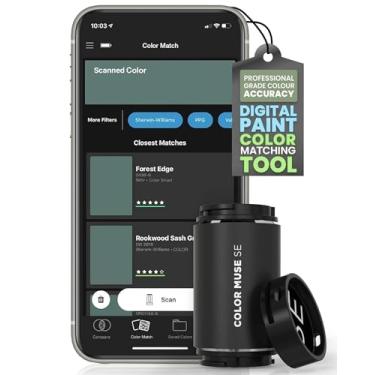 Imagem de COLOR MUSE SE Colorímetro, ferramenta de correspondência de cores de tinta, valores de cores digitais portáteis, leitor, sensor, identifica o dispositivo de tinta e scanner correspondente mais próximo