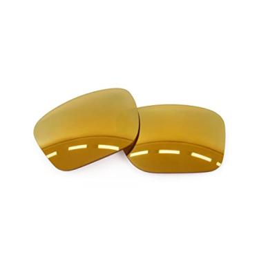 Imagem de Forobb Lentes de reposição polarizadas para óculos de sol Oakley Holbrook XL OO9417 - irídio 24K - policarbonato polarizado