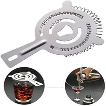 Imagem de Coador de gelo inoxidavel profissional para bares, coqueteis e bebidas, resistente