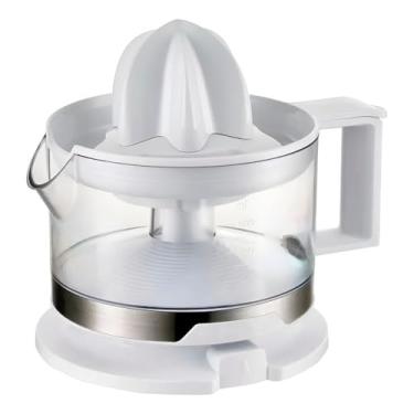 Imagem de Genérico, Espremedor de Frutas Elétrico 110V 100W 850ml Branco Extrator Suco Laranja Limão com Cone Duplo