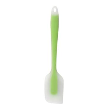 Imagem de Espátula de silicone, creme e manteiga, para cozinhar, utensílio de cozinha resistente a altas temperaturas (verde)