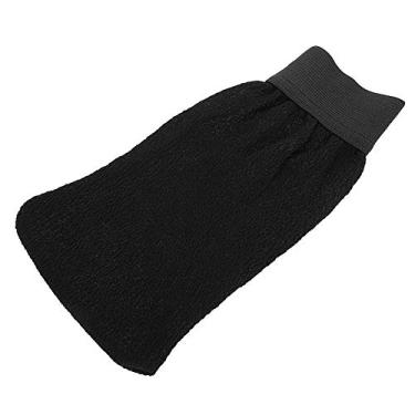 Imagem de ZJchao O Purificador Macio Limpeza Pele do Corpo Luva Fibra Vegetal Remove a Pele Morta a Pele, Fácil de Usar (modelo de ângulo reto barbatana sul (mais)