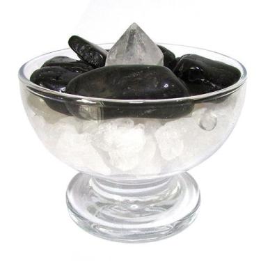 Imagem de Taça da Proteção com Turmalina Negra, Ponta de Cristal e Sal Grosso 7c