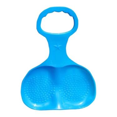 Imagem de Aymzbd Trenó de Neve, Prancha de Trenó, Tobogã, Deslizador, Material PE com Alça, Leve E Portátil, Adequado para Adultos E Crianças, Diversão Ao Ar Livre, Pr, Azul