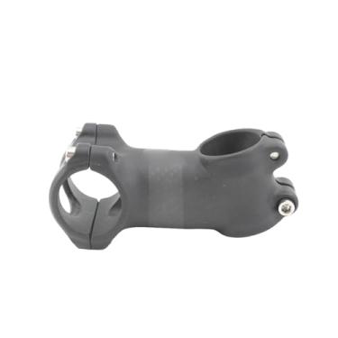 Imagem de Mesa de bicicleta de estrada/montanha em liga de alumínio fosco com fibra de carbono, ângulo de 6 a 17 graus, 31,8 x 60-120 mm(17 degree 70mm)