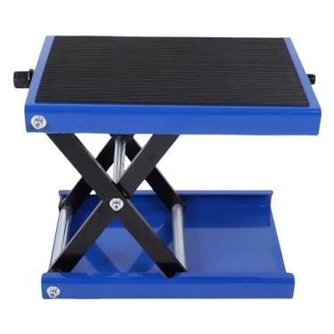 Imagem de Asixxsix Macaco hidráulico para motocicletas, suporte central para motocicletas de 3,35-13,39 polegadas com ajustável, dobrável, capacidade de carga de 500 kg