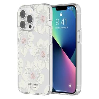 Imagem de Kate Spade New York Capa para iPhone 13 Pro, compatível com carregamento sem fio - Hollyhock Floral