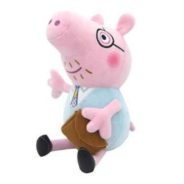 Imagem de Boneca De Pelúcia Peppa Pig De 30CM Com Roupas De Algodão PP, Família,