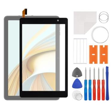 Imagem de SWARK Nova substituição de digitalizador de tela sensível ao toque para FoxxTablet 863081 com kit de ferramentas de reparo adesivo OCA [Sem tela LCD] [Versão B]