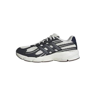 Imagem de adidas Technochaos 2000 Tênis masculino, Branco/Cinza Trace Metálico/Azul Escuro, 44