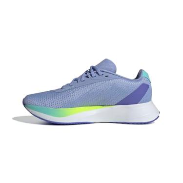 Imagem de adidas Tênis de corrida feminino Duramo SL, Azul cintilante/limão lúcido/azul-piscina, 39
