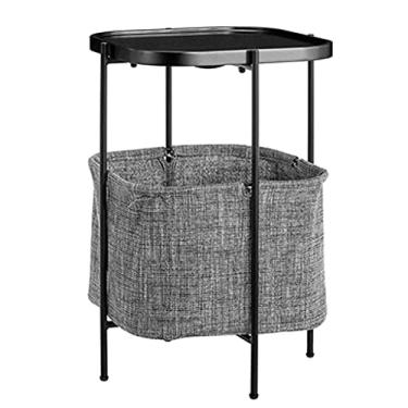 Imagem de Prateleira lateral pequena estante de livros de canto para armazenamento de arte algumas mesas de cabeceira (cor: preto)