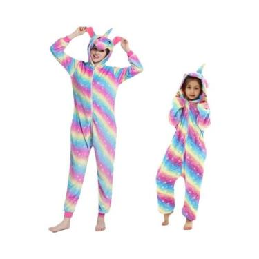 Imagem de Pijamas De Inverno Femininos Em Flanela Grossa Com Capuz, Fantasia De 