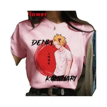 Imagem de Camiseta Branca Feminina My Hero Academia Bakugou Harajuku Kawaii Top 