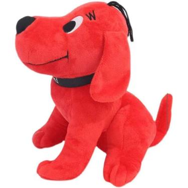 Imagem de Brinquedo de boneca de pelúcia Clifford the Big Red Dog vermelho 22 cm sentado