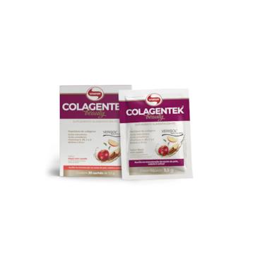 Imagem de Colagentek beauty Vitafor 30 sachês - Sabor Maçã c/ Canela