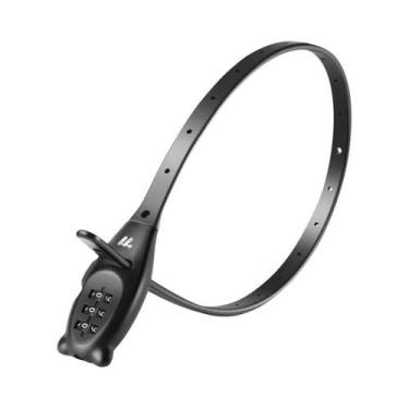 Imagem de Cadeado De Cabo De Bicicleta Em Aço Inoxidável Com Combinação De 3 Díg