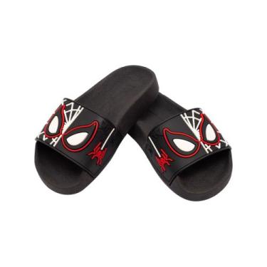 Imagem de Chinelo Slider Infantil Masculino Leve Homem Aranha Menino - RSKDIS, B