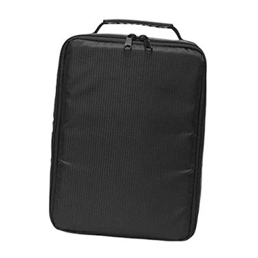 Imagem de ZGUZMCMK Estojo para Câmera, Bolsa Interna Portátil, Impermeável E a Impactos para Câmeras DSLR E SLR, Lentes, PRETO, Tamanho real