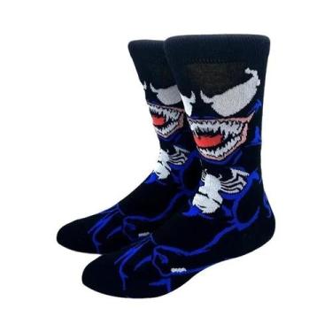 Imagem de Meias Longas Masculinas Com Personagens De Desenho Animado Confortávei