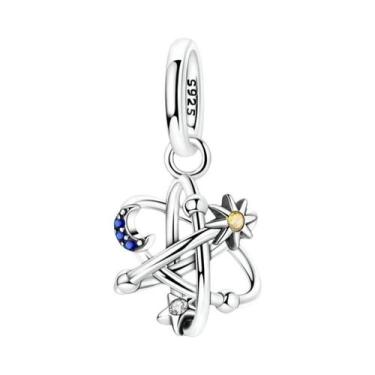 Imagem de Pingente De Prata Esterlina 925 Em Forma De Cubo Mágico Para Mulheres,