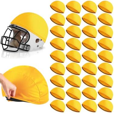 Imagem de Ramede 6 peças de capas de capacete de futebol para treino Scrimmage Cap Capacete Scrimmage Cap para jovens adultos futebol hóquei acessórios de treinamento 10,4 polegadas de diâmetro (estilo regular