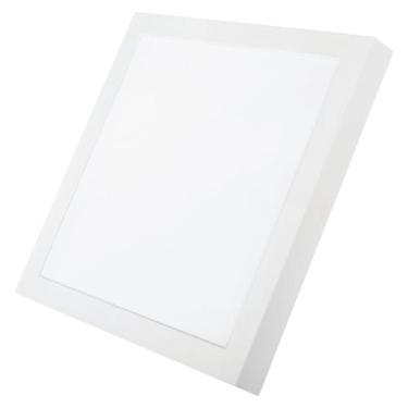 Imagem de Painel Luz Branco Neutro 4000K 30W Bivolt LED Sobrepor Quadrado Design