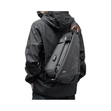 Imagem de Bolsa Transversal Antifurto Unissex Pequena Para Caminhadas, Ciclismo 