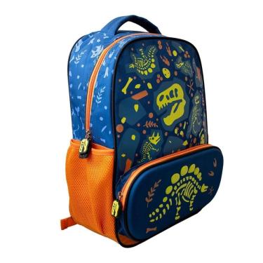 Imagem de Mochila Costas 16 Jurassic Radioactive 3D Escolar Passeio