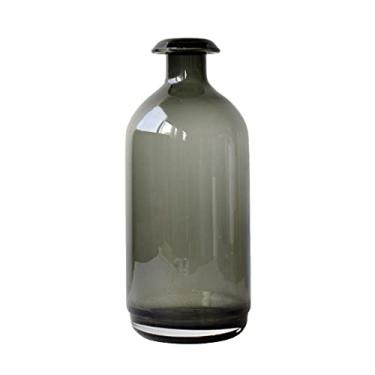 Imagem de Vaso Simples Cinza Gradiente Vidro Floral Cor Sala de Estar Decoração Criativa Seco Transparente Arranjo de Flores Vasos de Flores Cultivo de Água (B)