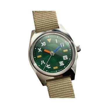 Imagem de Relógio Masculino Mecânico Retrô PHANTOM 7120 De 36mm Com Corda Manual