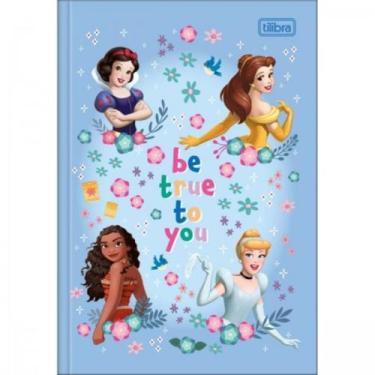 Imagem de Caderno Brochura Pequeno 1/4 Princesas 80fls Capas Sortidas - Tilibra