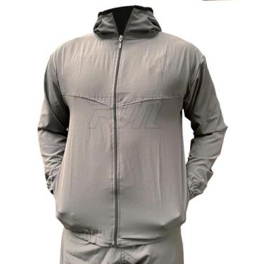 Imagem de Jaqueta Corta Vento Liso com Capuz Blusa Agasalho Dry-fit  - RM Fabric