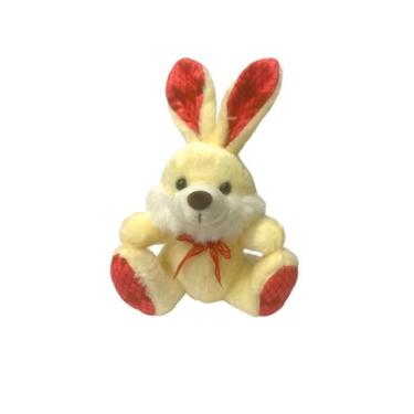 Imagem de Pelúcia Mini Coelho Coelhinho Decoração Infantil  - FIZZY, Creme ref, 