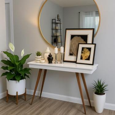 Imagem de Aparador Madri Classi Decorativo para Sala de Estar, Hall e Recepção (Branco)