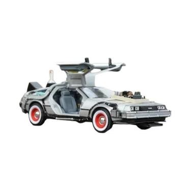 Imagem de Brinquedo Para Meninos Welly 1:24 DMC-12 Delorean Máquina Do Tempo De 
