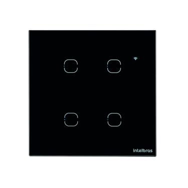 Imagem de Interruptor Smart Wi-Fi Touch Intelbras EWS 1004 4 Teclas