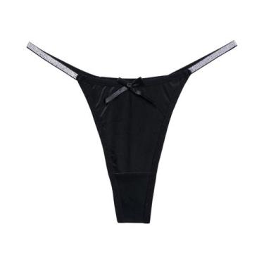 Imagem de Calcinhas Femininas Confortáveis E Macias Em Cores Sólidas, Lingerie S