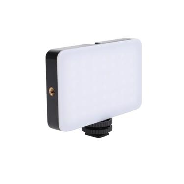 Imagem de VBESTLIFE Luzes de Vídeo RGB, Luz de Câmera LED, Iluminação Fotográfica Portátil Colorida Com Parafuso de 1/4 pol., Lâmpada de Painel Regulável Recarregável CRI 85+ 2700-6500K de 1800mAh