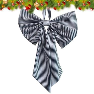 Imagem de de árvore de Natal - decoração , decoração de guirlanda de laços - para janela de festa, atividades domésticas, festas, festivais, casamentos, reuniões de parede